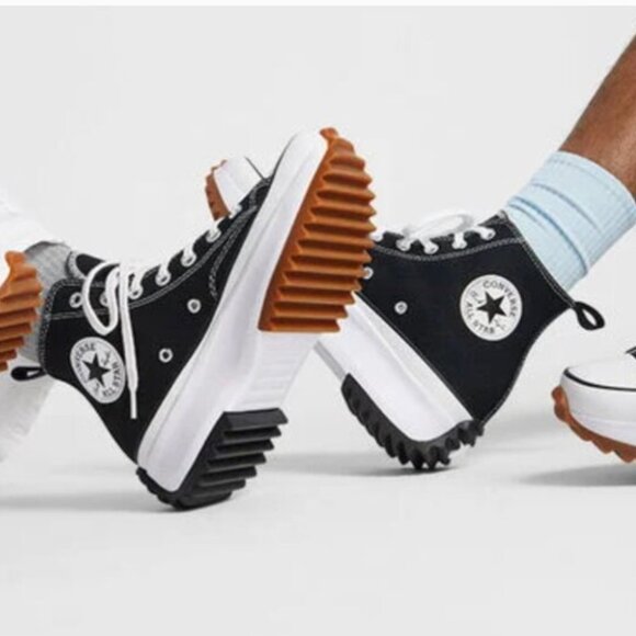 CONVERSE Black Run Star Hike Canvas Platform - Picture 3 of 7